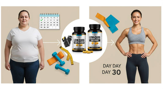 糖質カットサプリ×運動で理想の体型に近づく30日プラン