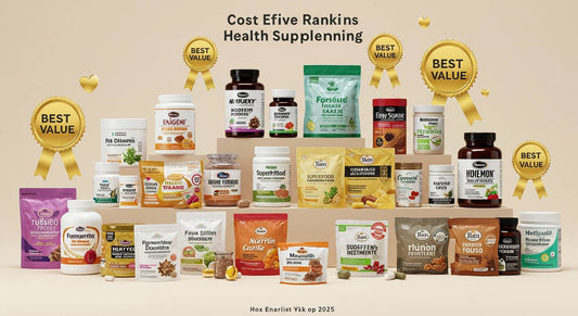 予算別!コスパ最強の健康食品ランキング2025年決定版