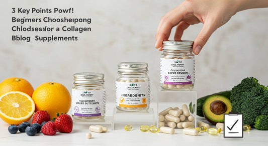 失敗しない！初心者向けコラーゲンサプリ選びの3つのポイント