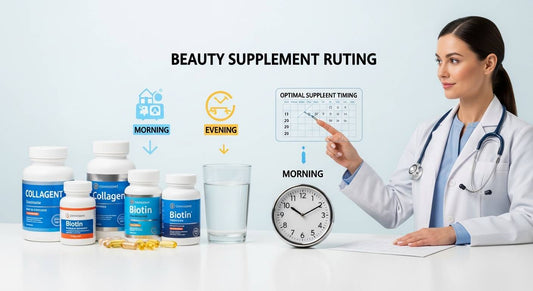 医師監修！美容サプリメントの効果的な飲み方と時間帯